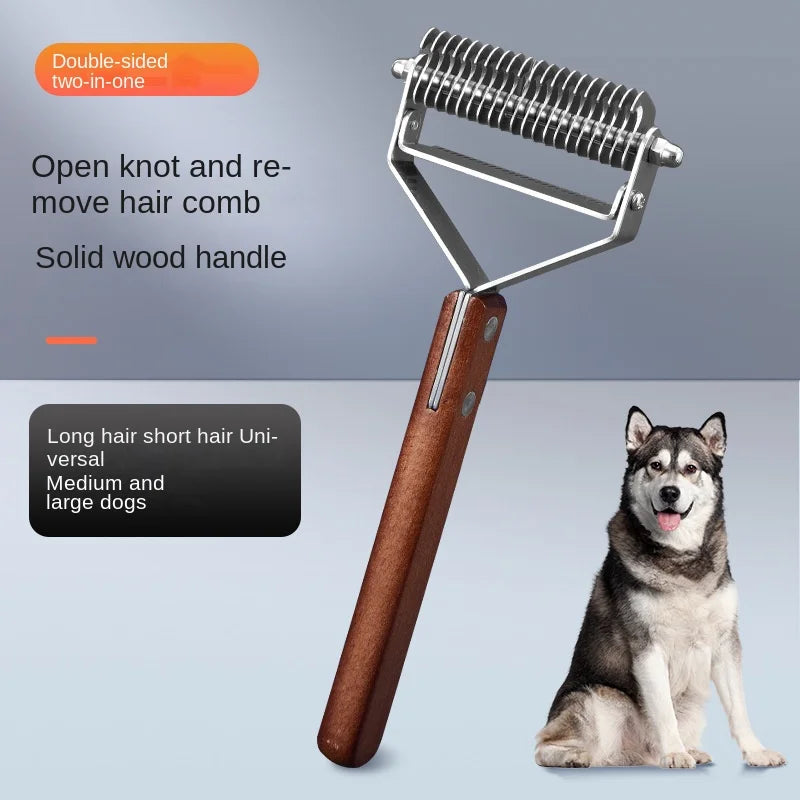 Pet Deshedding Comb for Dogs and Cats — Dematting / Grooming Comb