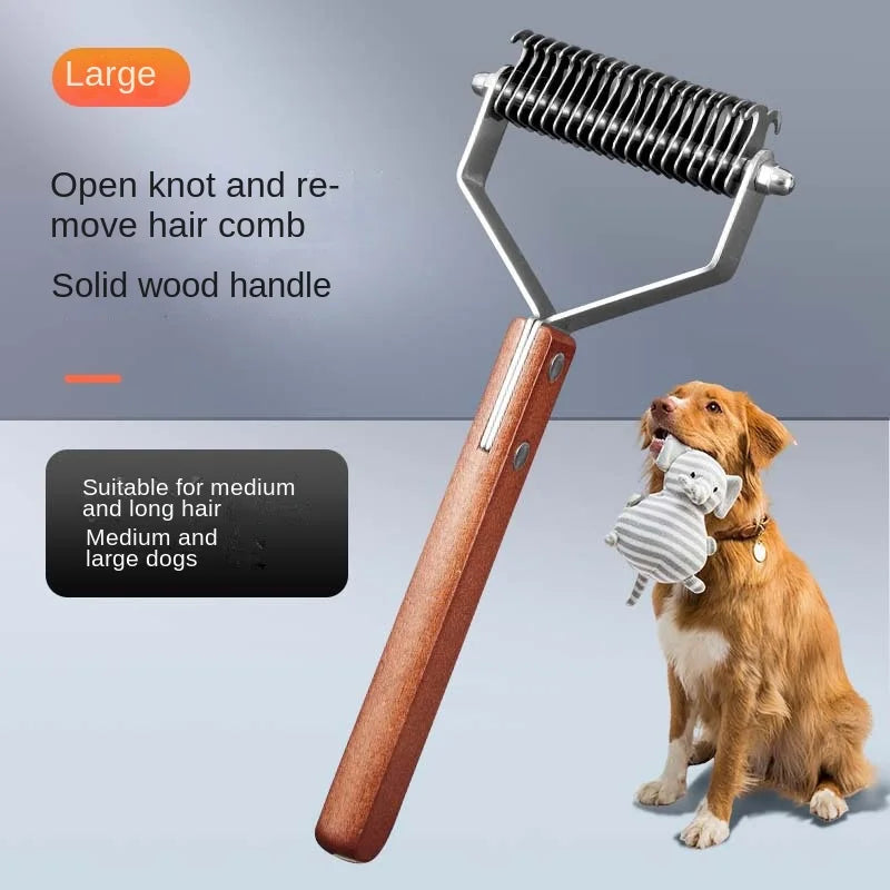 Pet Deshedding Comb for Dogs and Cats — Dematting / Grooming Comb