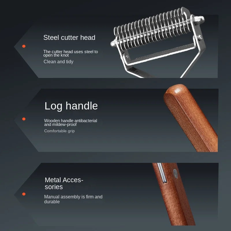 Pet Deshedding Comb for Dogs and Cats — Dematting / Grooming Comb